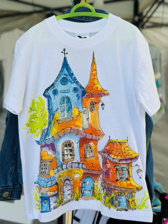 Tricouri pictate manual - Tricou 8 ani