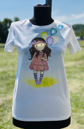 Tricouri pictate manual - Tricou mărime XS