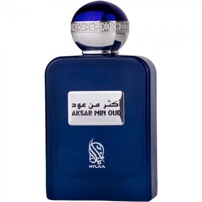 Sticla de parfum Aksar Min Oud by Nylaa, 100 ml - Parfum cu oud rafinat. [1]