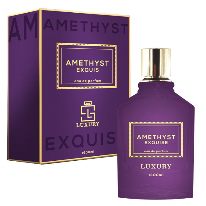 Amethyst Exquise By Khalis 100 ml -  inspirat din YSL Black Opium Woman [2]