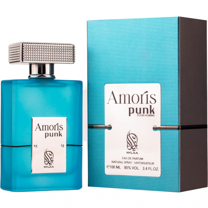Sticla de parfum Amoris Punk by Nylaa, 100 ml - Parfum masculin vibrant. [4]