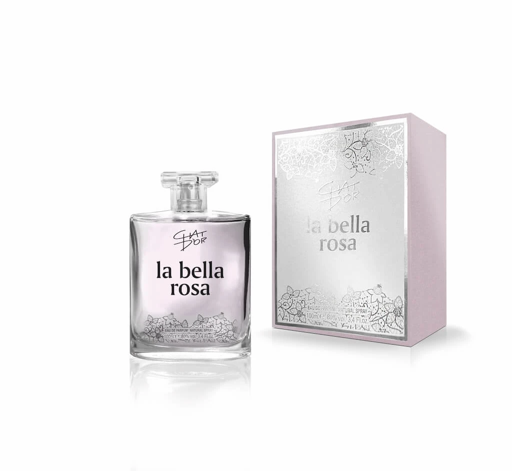 Apa de parfum Chat D’Or La Bella Rosa 100 ml – inspirat din Lancome La Vie Est Belle [1]
