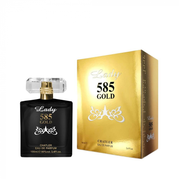 Sticla de parfum Chatler 585 Gold Lady 100 ml - Inspirat din J'adore de Dior. [2]