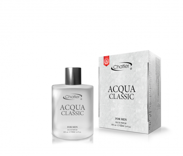 Sticla de parfum Chatler Acqua Gil Classic For Men 100 ml - Inspirat din Giorgio Armani Acqua di Gio. [1]