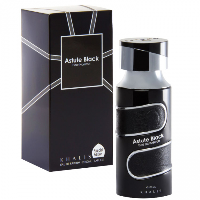 Astute Black By Khalis 100 ml -  inspirat din Davidoff Leather Blend [2]