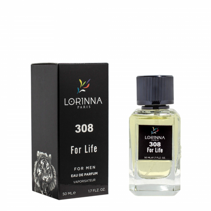 Lorinna For Life, no.308, apa de parfum, de barbat, 50 ml [1]