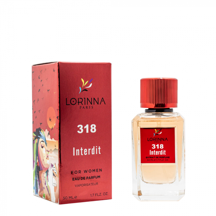 Sticla de parfum Lorinna Interdit No.318, 50 ml - Eleganță și feminitate. [1]