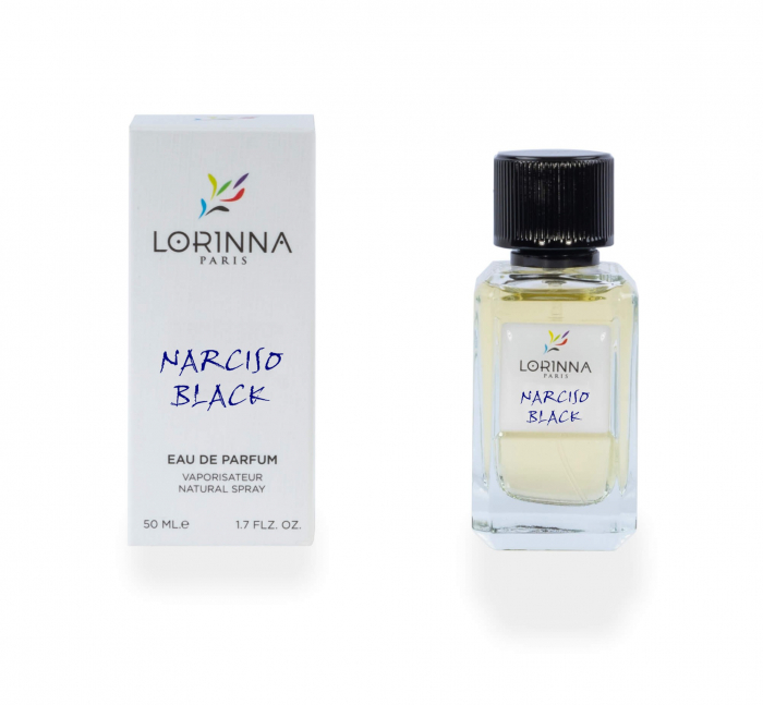 Sticla de parfum Lorinna Narciso Black, 50 ml - Parfum feminin seducător. [1]