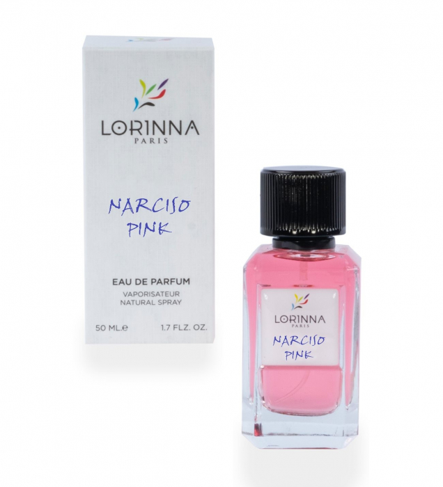 Sticla de parfum Lorinna Narciso Pink, 50 ml - Parfum feminin elegant. [1]