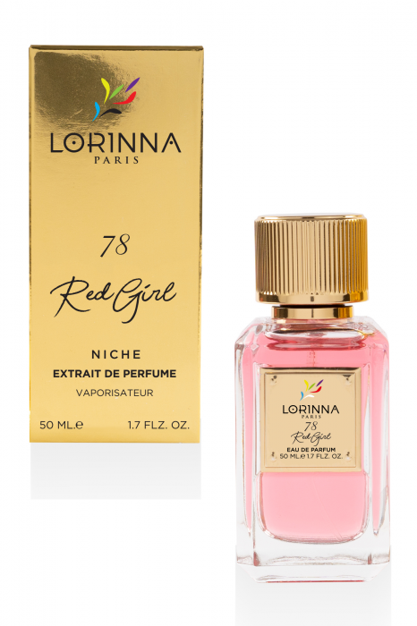 Sticla de parfum Lorinna Red Girl, 50 ml - Parfum unisex elegant. [1]