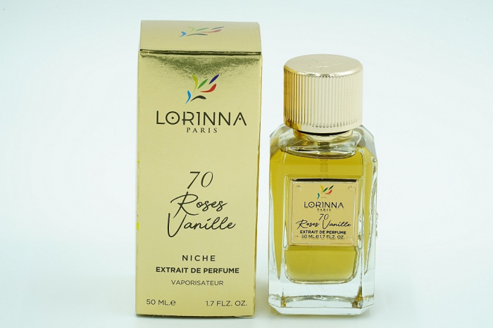 Sticla de parfum Lorinna Roses Vanille, 50 ml - Parfum unisex elegant. [1]