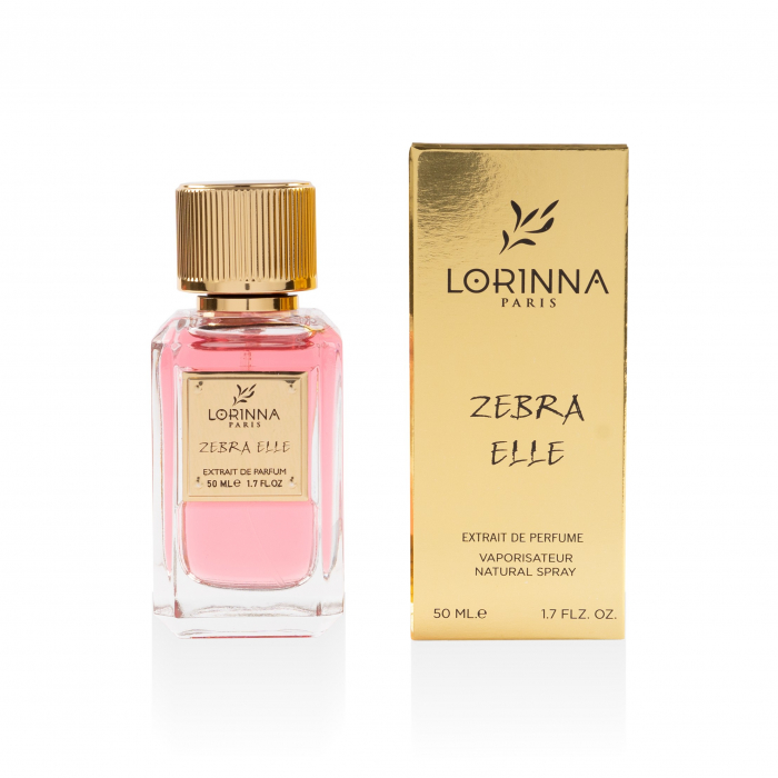 Sticla de parfum Lorinna Zebra Elle, 50 ml - Parfum feminin elegant. [1]