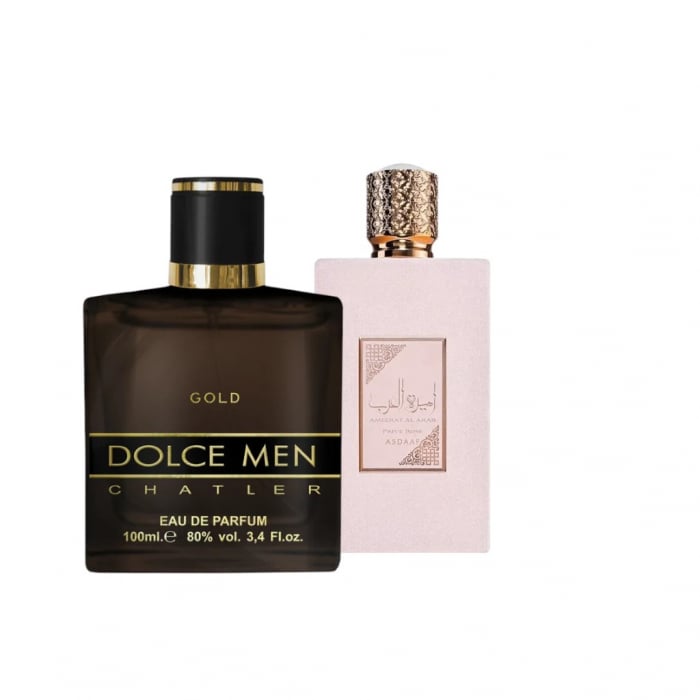 OFERTA LATTAFA + CHATLER : AMEERAT AL ARAB PRIVE ROSE + Chatler Dolce Men Gold [1]