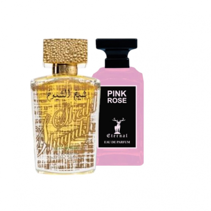 OFERTA LATTAFA  + KHALIS : Sheikh Al Shuyukh Luxe Edition + Pink Rose [1]