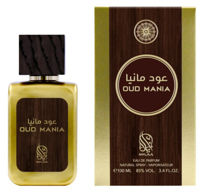 Sticla de parfum Oud Mania by Nylaa, 100 ml - Parfum masculin sofisticat. [2]
