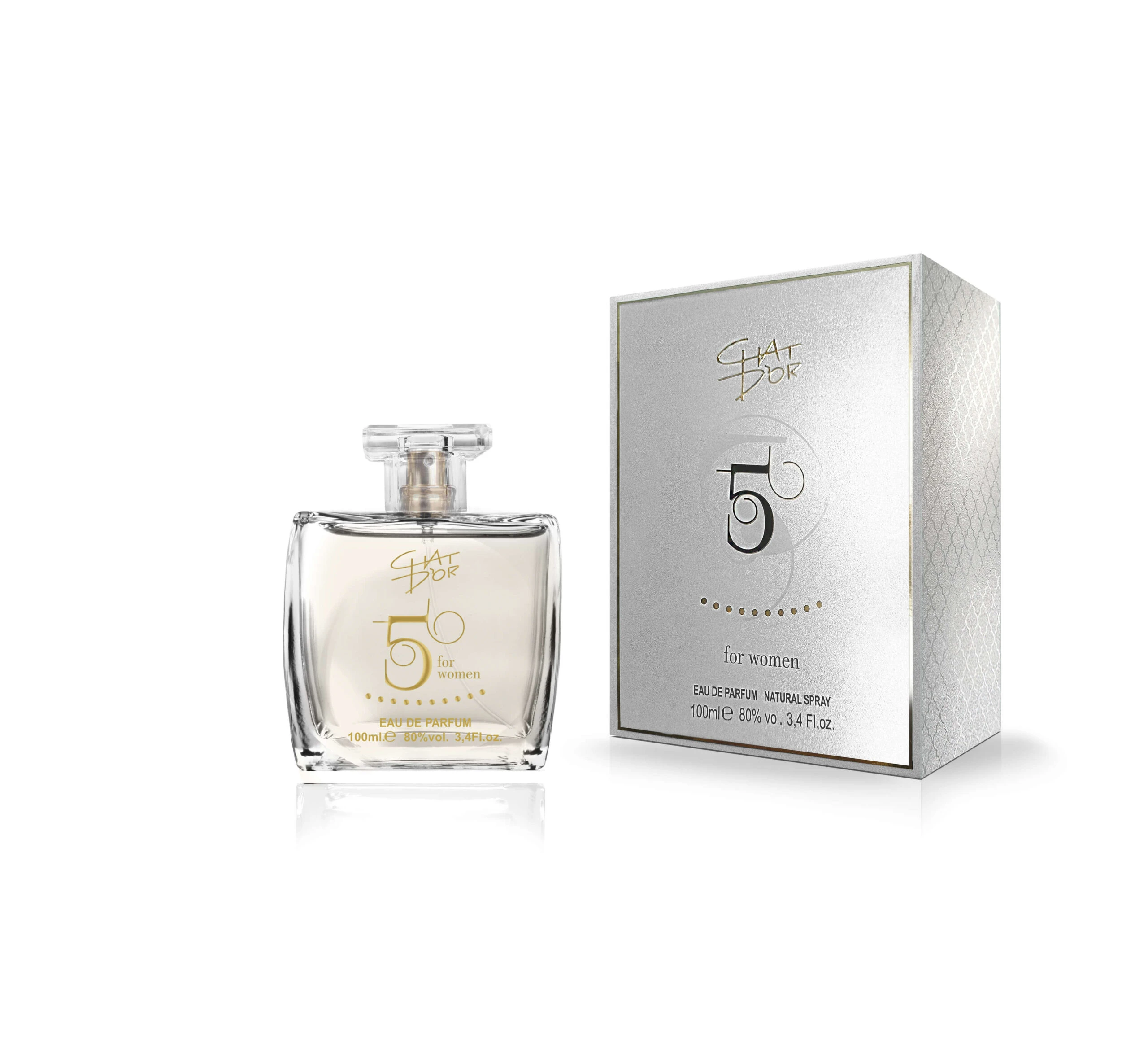PARFUMURI ARABESTI FEMEI - Apa de parfum Chat D’Or 5 100 ml – inspirat din Chanel N°5