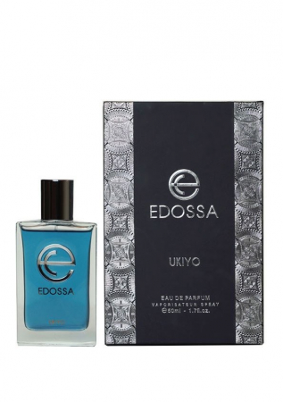 Edossa Cosmetics - Sticla de parfum Edossa Ukiyo, 50 ml - Apă de parfum de lux pentru bărbați.