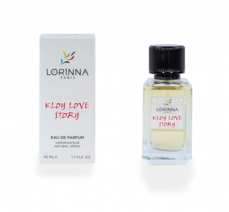 Lorinna Paris - Sticla de parfum Lorinna Kloy Love Story, 50 ml - Dragoste într-o sticlă.