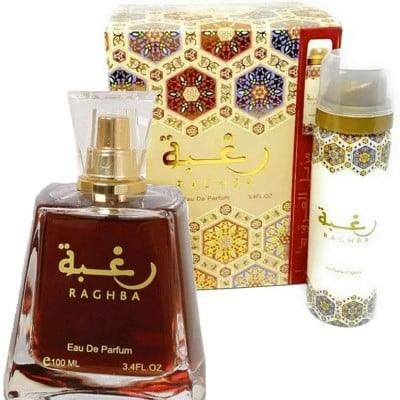 Lattafa - Raghba Lattafa Set Parfum și Deodorant – Parfum oriental unisex cu oud