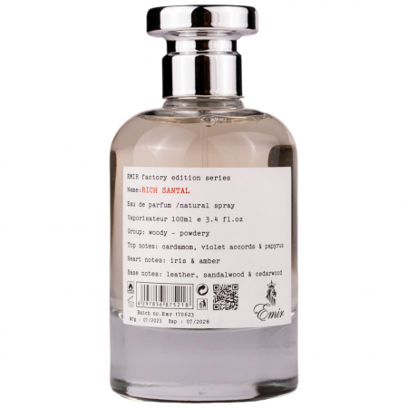 PARFUMURI ARABESTI UNISEX - Rich Santal Factory Edition By Emir 100 ml - inspirat din Le Labo Santal