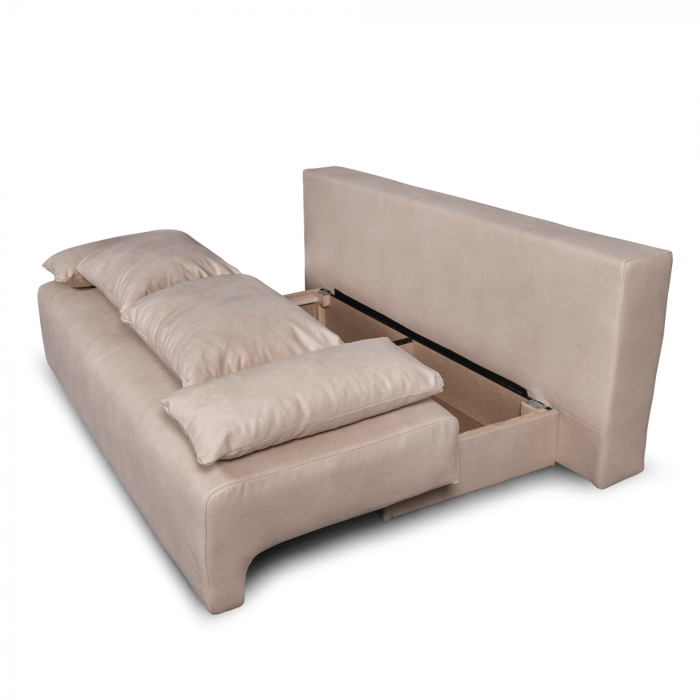 Canapea extensibilă cu spatiu depozitare Georgia Beige [2]