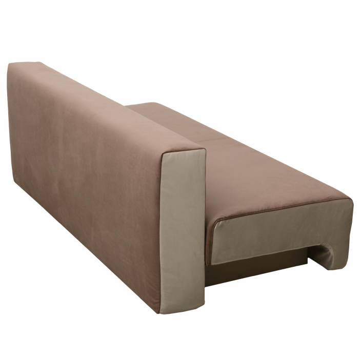Canapea extensibilă cu spatiu depozitare Georgia Brown Beige [7]