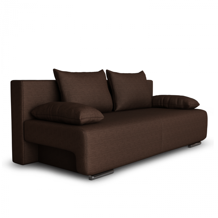 Canapea extensibilă cu spatiu depozitare Georgia Dark Brown [3]