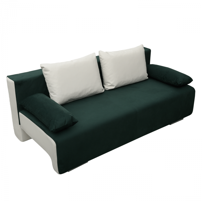 Canapea extensibilă cu spatiu depozitare Georgia Forest Green [2]