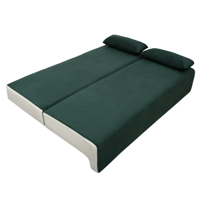 Canapea extensibilă cu spatiu depozitare Georgia Forest Green [6]