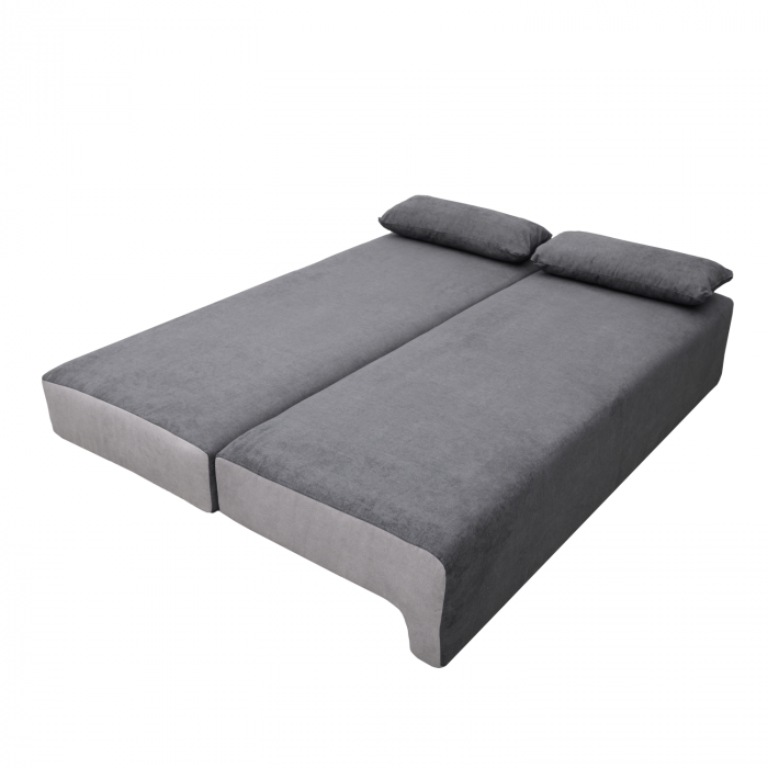 Canapea extensibilă cu spatiu depozitare Georgia Graphite Grey [5]