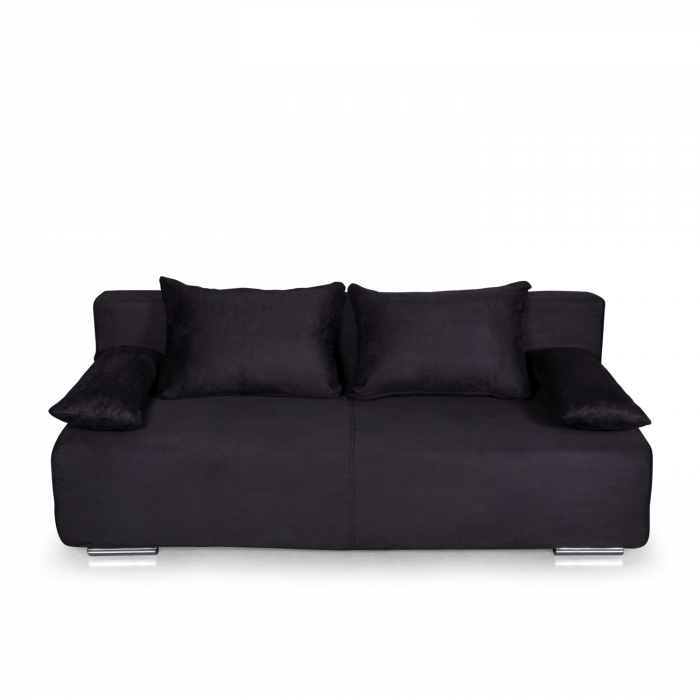 Canapea extensibilă cu spatiu depozitare Georgia Jet Black [2]