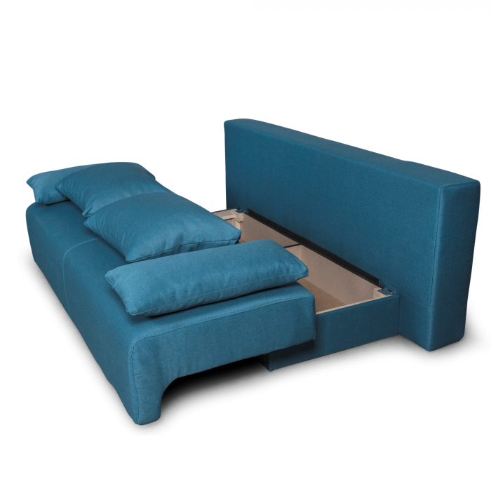 Canapea extensibilă cu spatiu depozitare Georgia Turquoise [3]