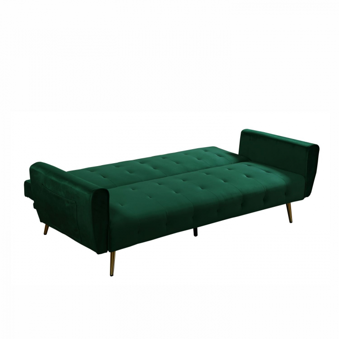 Canapea extensibilă Selena catifea Green [4]