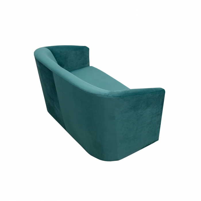Canapea fixă Fretta catifea Green 2 locuri [3]