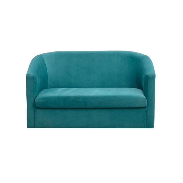 Canapea fixa Fretta tesatura Turquoise Green 2 locuri