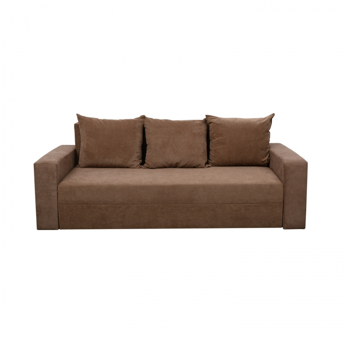 Canapea Ioana 3 locuri cu brate Brown [2]