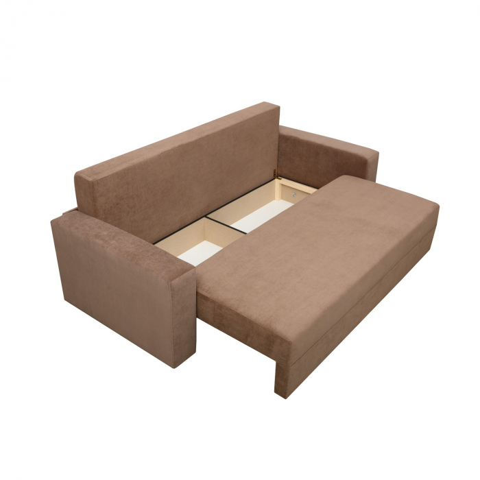 Canapea Ioana 3 locuri cu brate Brown [6]