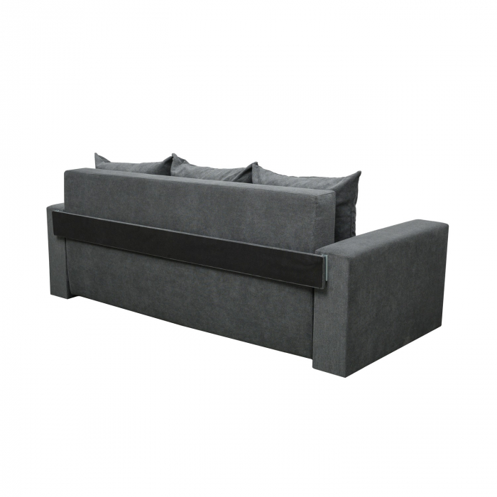 Canapea Ioana 3 locuri cu brate Dark Grey [4]