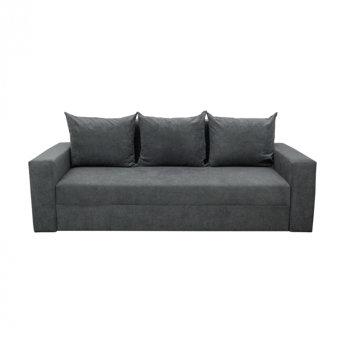 Canapea Ioana 3 locuri cu brate Dark Grey [2]