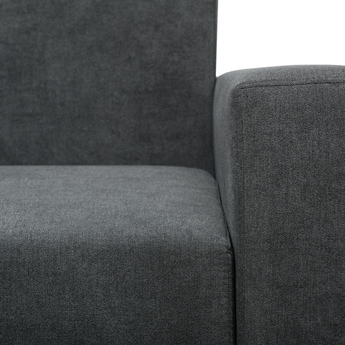 Canapea Ioana 3 locuri cu brate Dark Grey [3]