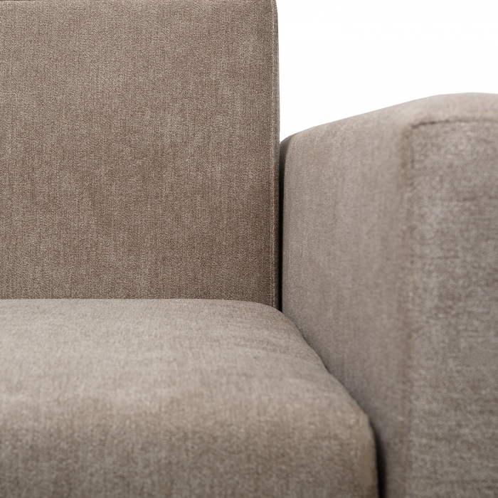 Canapea Ioana Eco 3 locuri cu brate Beige Melange [3]