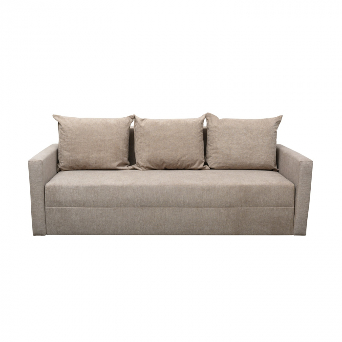 Canapea Ioana Eco 3 locuri cu brate Beige Melange [2]