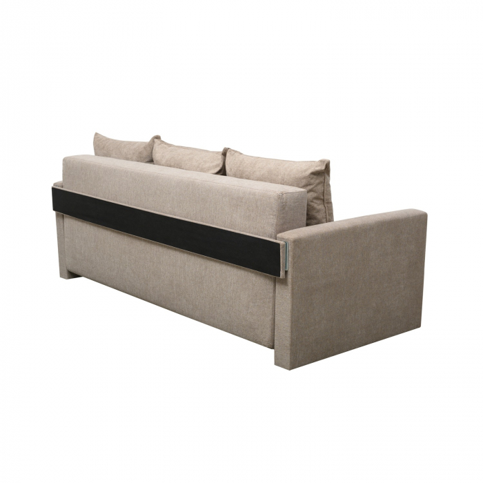 Canapea Ioana Eco 3 locuri cu brate Beige Melange [4]