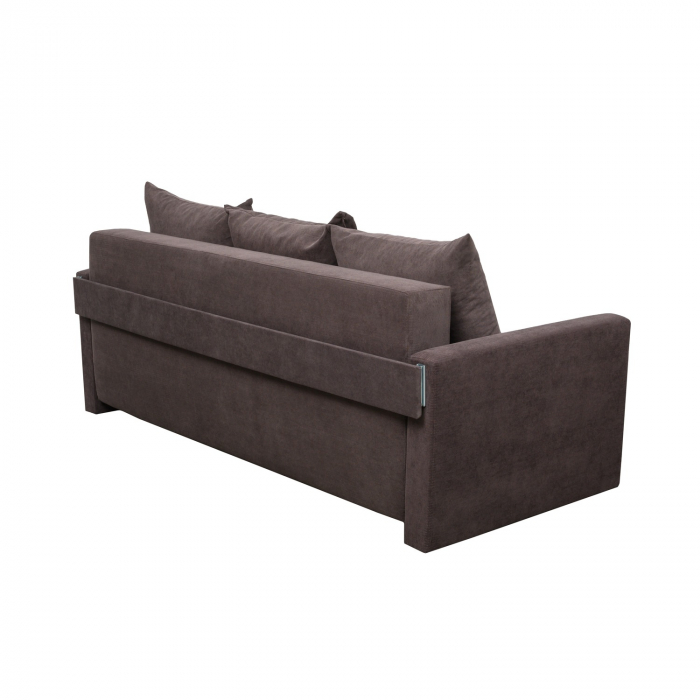 Canapea Ioana Eco 3 locuri cu brate Dark Brown [3]