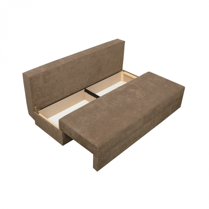 Canapea Ioana Eco 3 locuri fara brate Brown Melange [6]