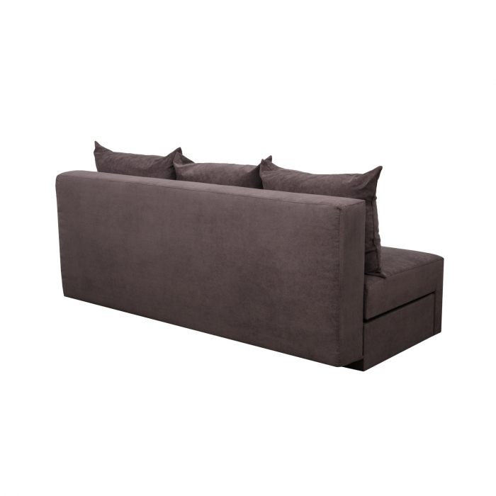 Canapea Ioana Eco 3 locuri fara brate Dark Brown [4]