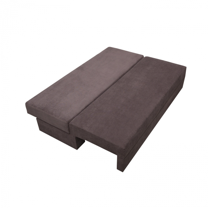 Canapea Ioana Eco 3 locuri fara brate Dark Brown [5]