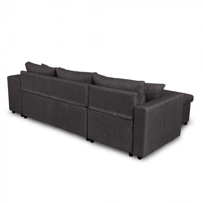 Colțar extensibil cu ladă de depozitare Golf Plus Dark Grey de dreapta [4]