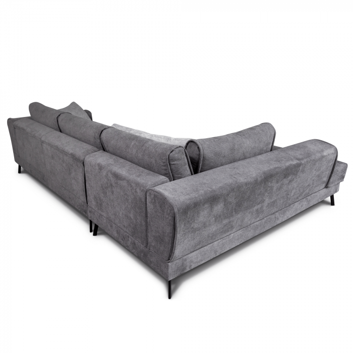 Colțar extensibil cu ladă de depozitare Prestige Deep Grey dreapta [5]