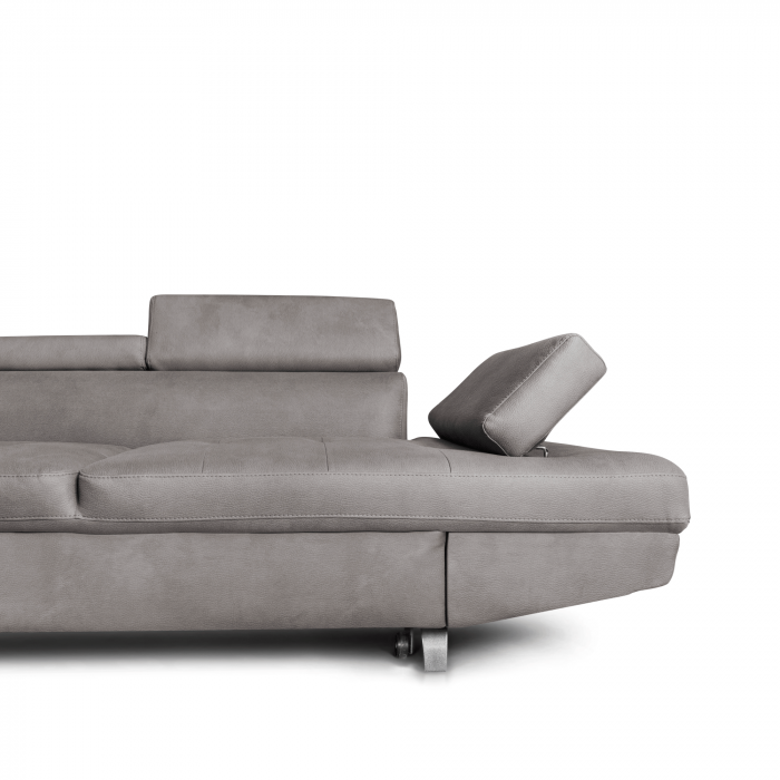 Colțar extensibil cu ladă de depozitare Rio Metal Grey Dreapta [5]